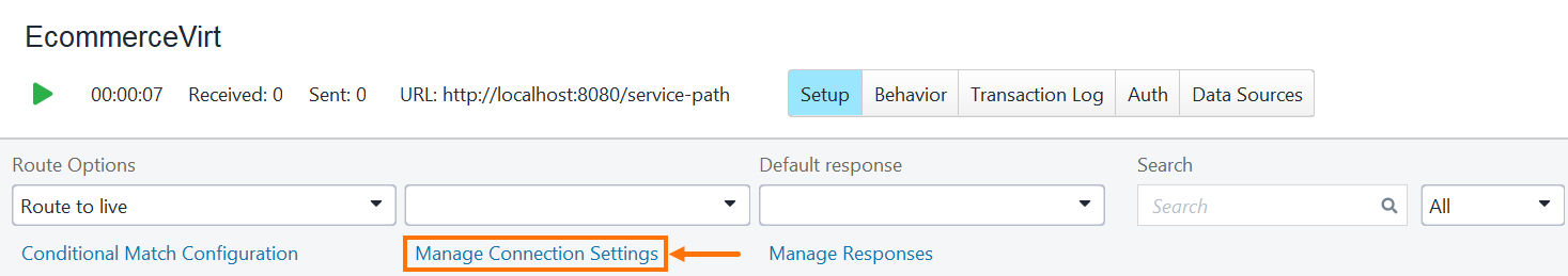 Route to Live: Manage Connection Settings Route to Live: Manage Connection Settings