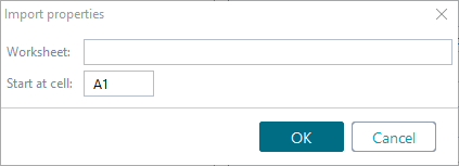 Service virtualization and API testing: Import Properties dialog box Service virtualization and API testing: Import Properties dialog box