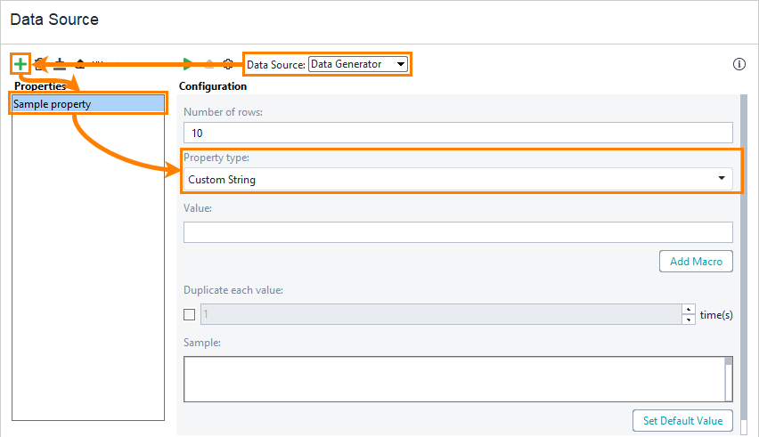 Custom String Data Generator Custom String Data Generator