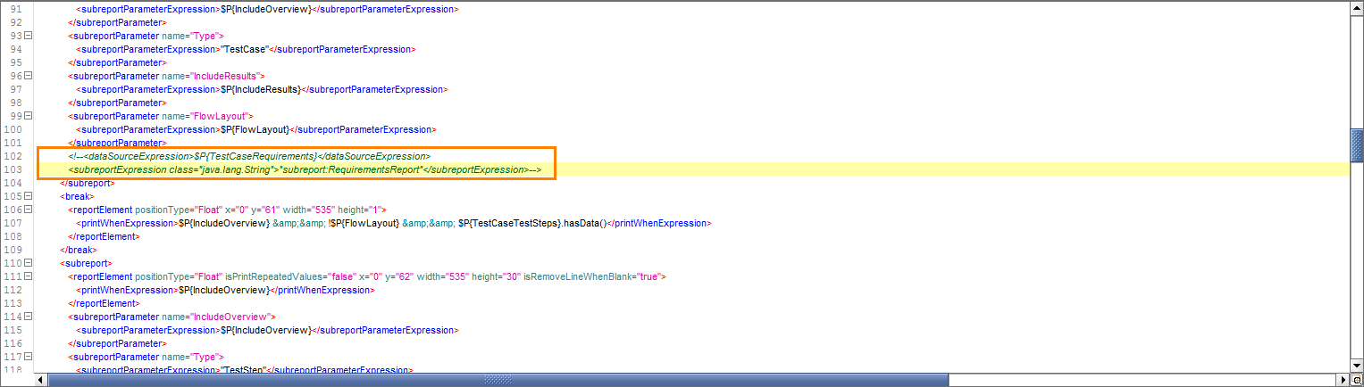 Changing the template Changing the template