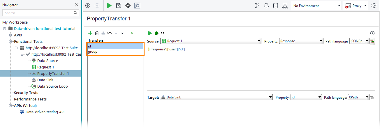 ReadyAPI: Property transfer test step ReadyAPI: Property transfer test step