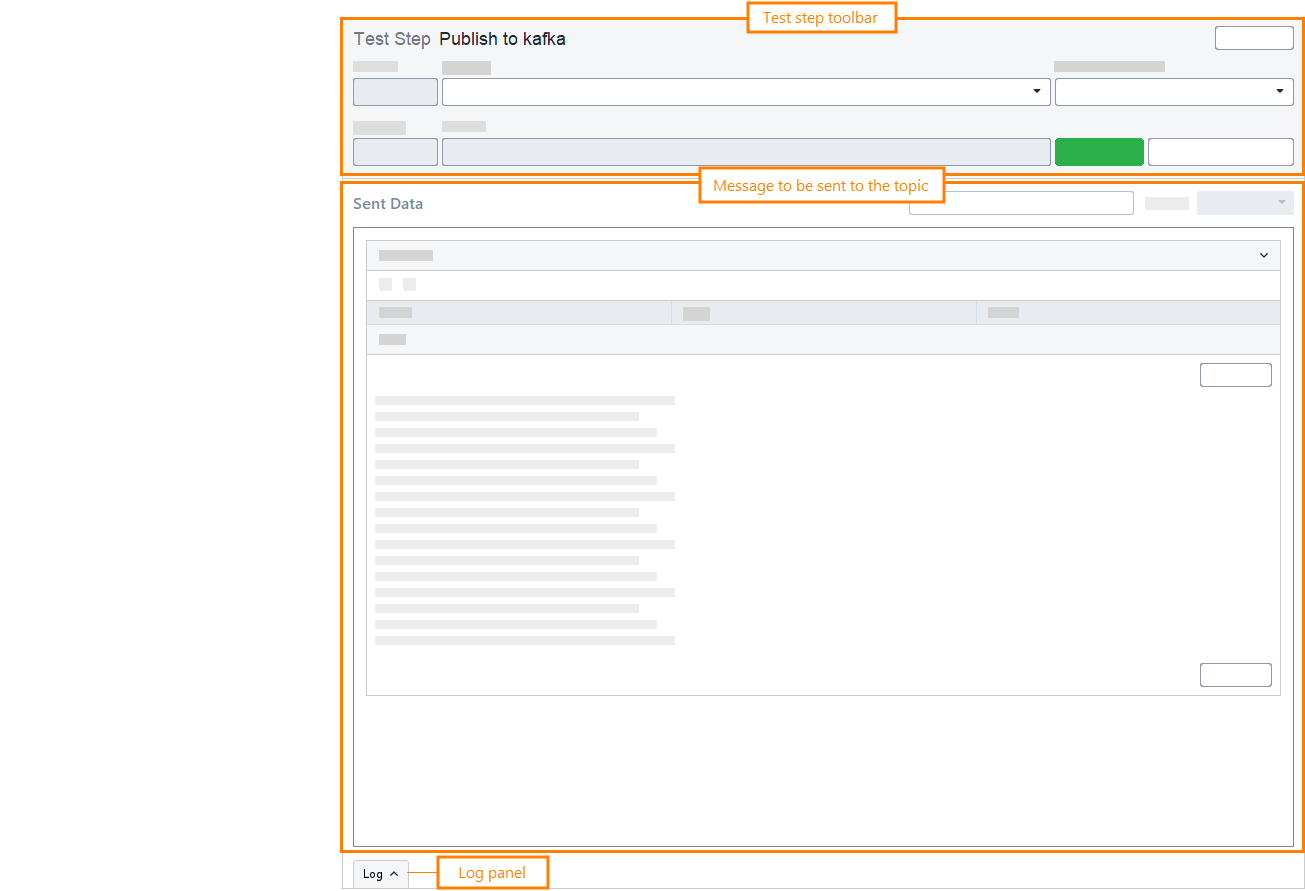 Test step editor overview: Publish mode