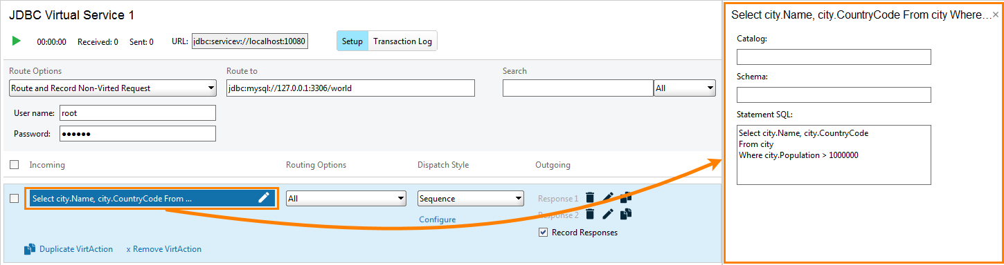 Service virtualization and API testing: Properties of incoming messages (requests)