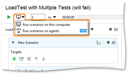 The "Run Scenarios..." Setting The "Run Scenarios..." Setting