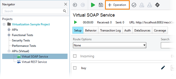Service virtualization and API testing: Adding a new operation to a SOAP virtual service Service virtualization and API testing: Adding a new operation to a SOAP virtual service
