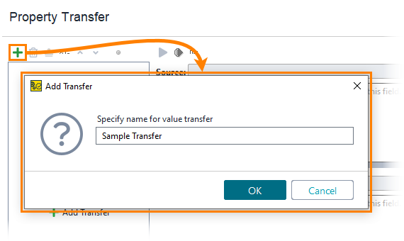Adding a new transfer