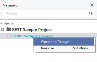 API testing with ReadyAPI: 'Open and Decrypt' command