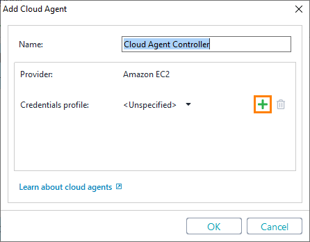 The Add Cloud Dialog