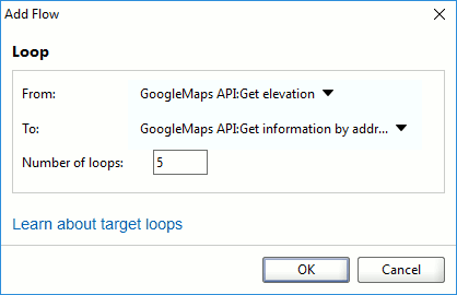 Add Flow Dialog Add Flow Dialog