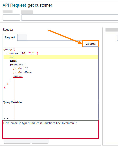 GraphQL support in ReadyAPI: Request validation
