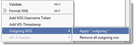 Applying the outgoing WSS