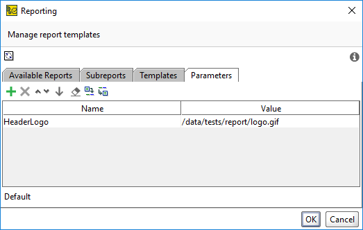 ReadyAPI: The Parameters tab ReadyAPI: The Parameters tab