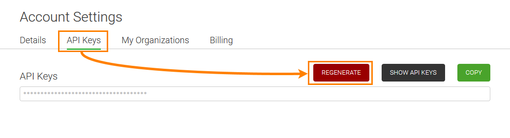 SwaggerHub integration: Regenerating API keys