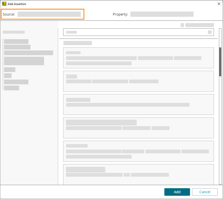 Testing web services: Select Source