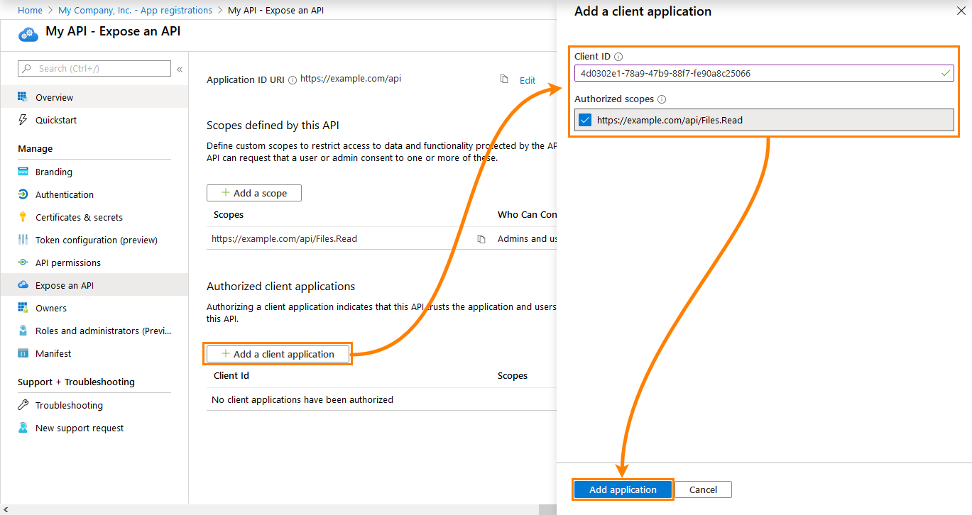 Azure OAuth 2.0 authentication tutorial: Authorising application