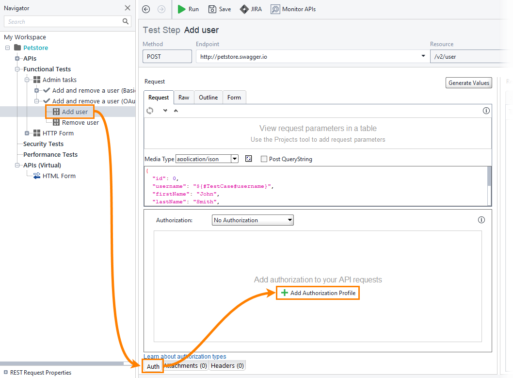 OAuth 1: Adding Authentication Profile OAuth 1: Adding Authentication Profile