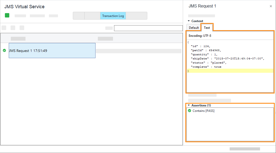 JMS virtual service decodes bytes messages