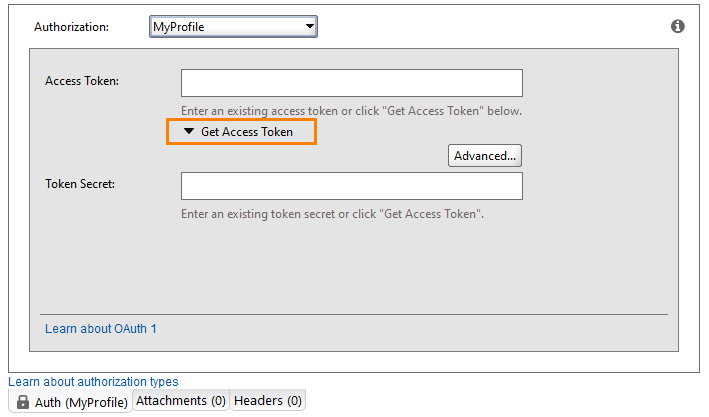 Getting token Getting token