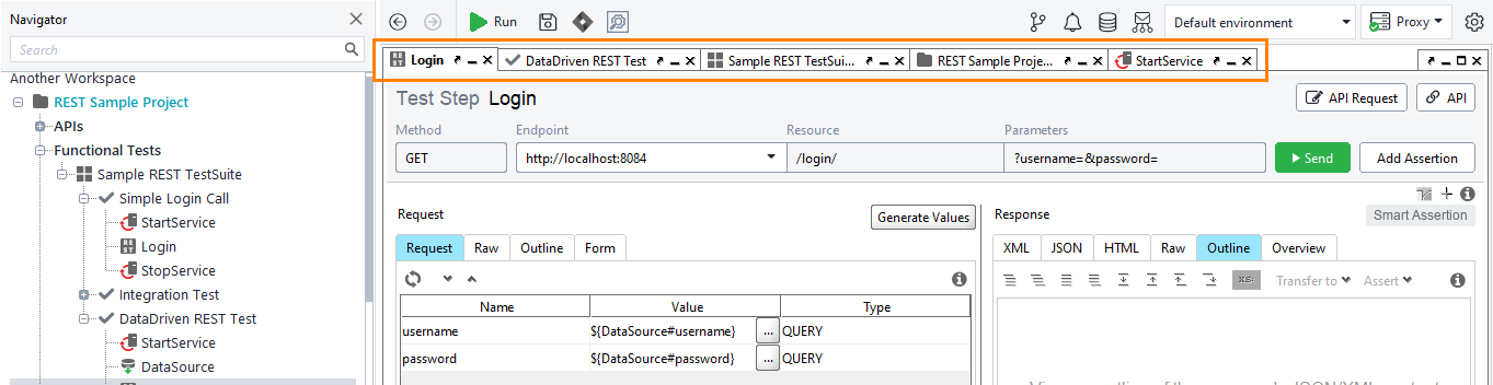 The Tabbed mode The Tabbed mode