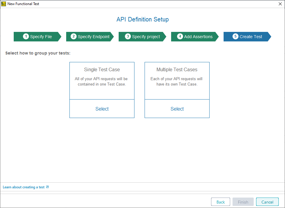 Selecting a test group