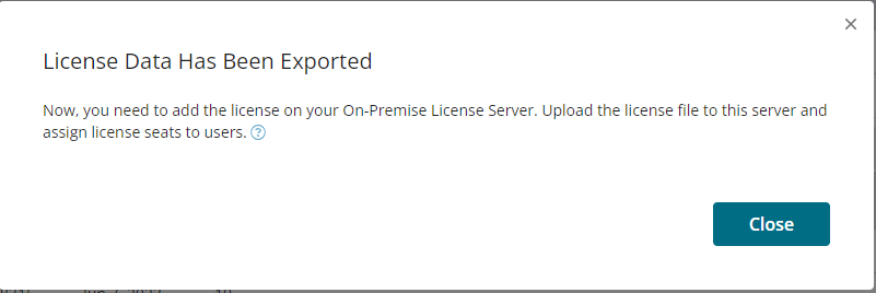 slm license exported