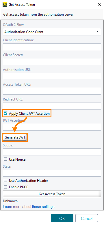 Generate JSON Web Token Generate JSON Web Token