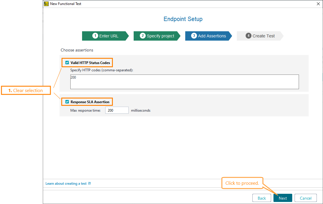 ReadyAPI: Add assertions page ReadyAPI: Add assertions page