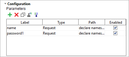 ReadyAPI: The table with extracted parameters
