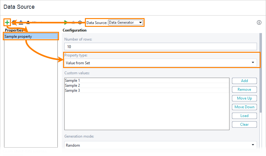 Value From a Set Data Generator Value From a Set Data Generator