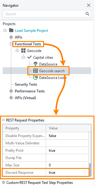 Discard Response property Discard Response property