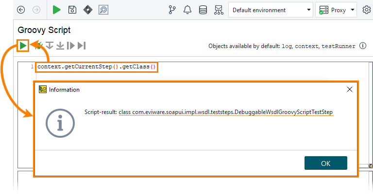 Scripting editor: Get object class Scripting editor: Get object class