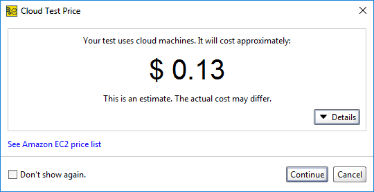Cloud Test Price Cloud Test Price
