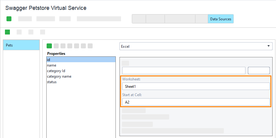 Excel data source configuration Excel data source configuration