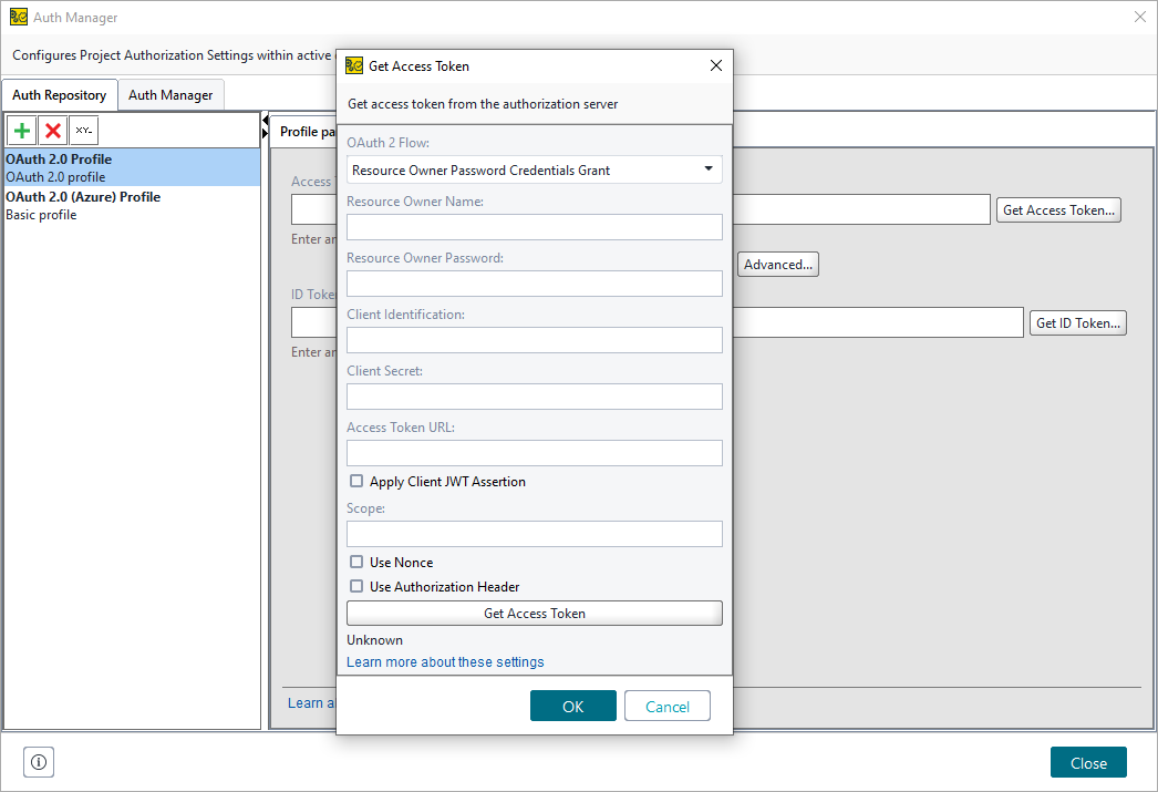 OAuth 2.0: Resource Owner Password Credentials grant
