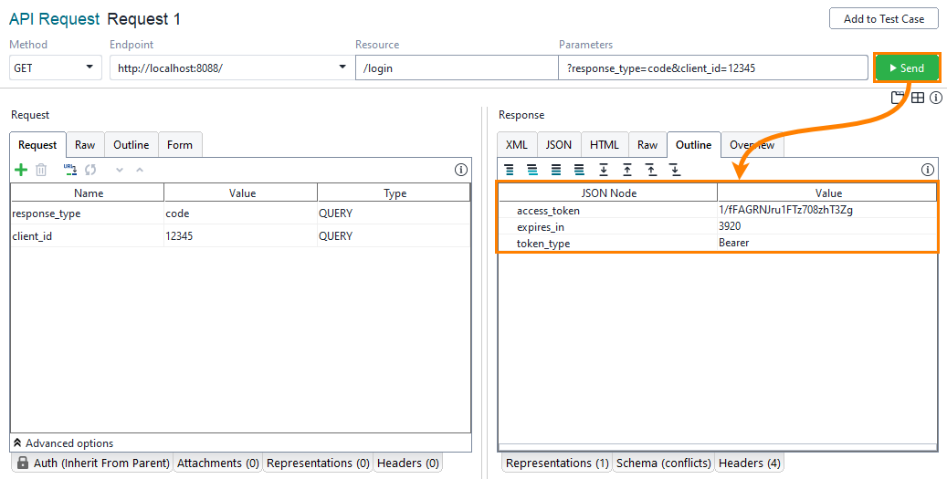 Service virtualization and API testing: Running test request Service virtualization and API testing: Running test request