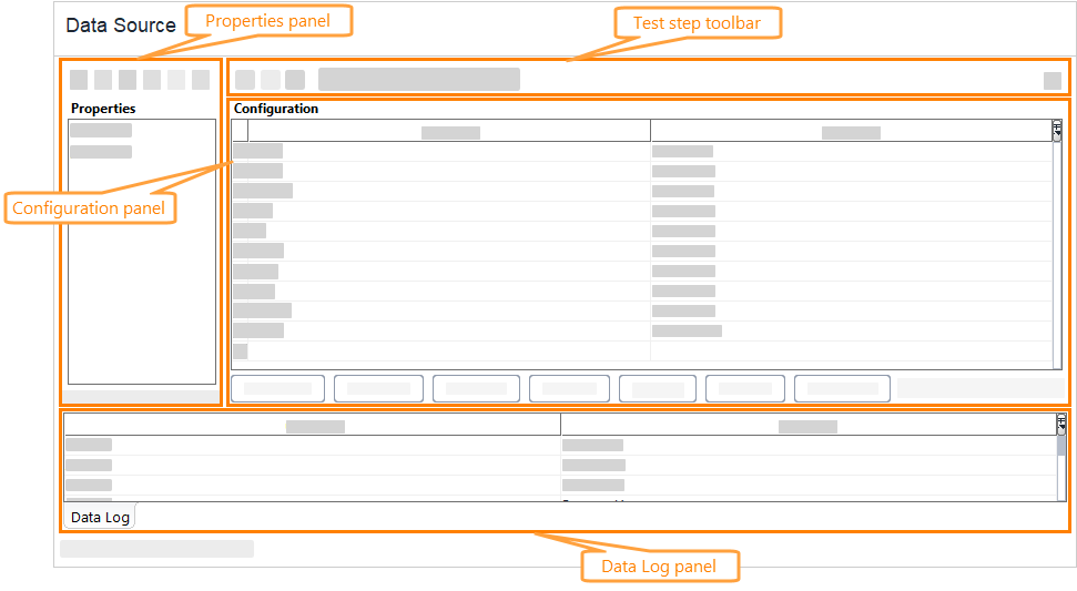 DataSource test step editor