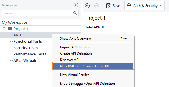 SwaggerHub in ReadyAPI: Importing SwaggerHub definition