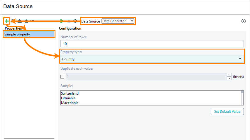 Country Data Generator Country Data Generator