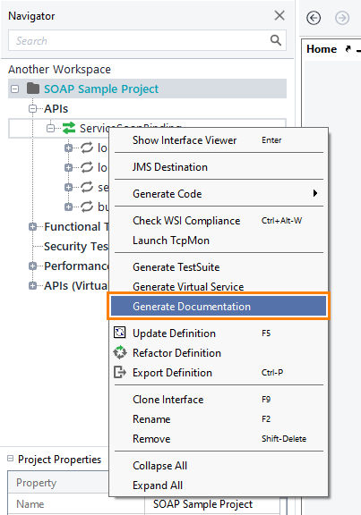 Generating the documentation
