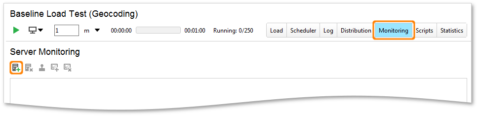 API load testing with ReadyAPI: Add Server for Monitoring