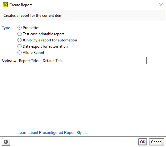 ReadyAPI: A new option in the report creation