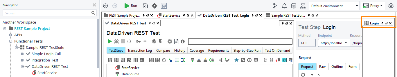 Tabs moved to the right Tabs moved to the right