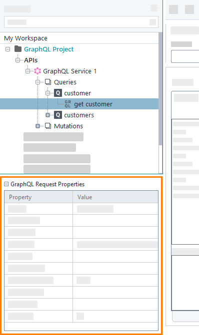 Testing GraphQL services in ReadyAPI: GraphQL request properties