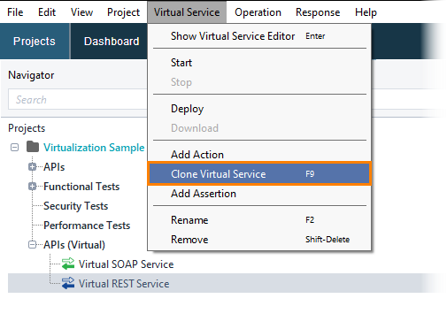 Service virtualization and API testing: Copying virtual services