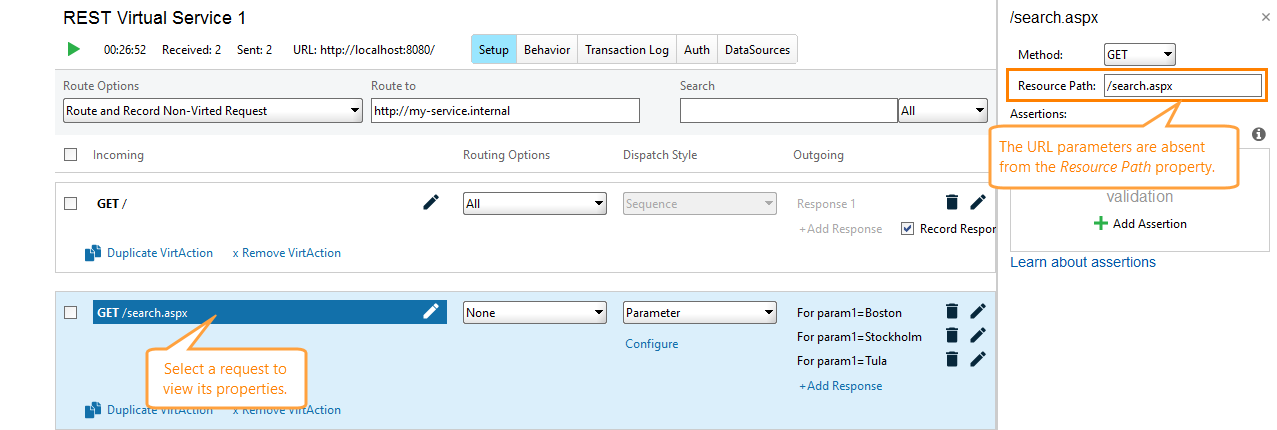 Service virtualization and API testing: