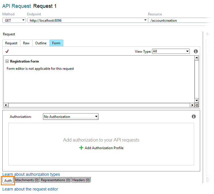 OAuth 2.0: Auth Tab OAuth 2.0: Auth Tab