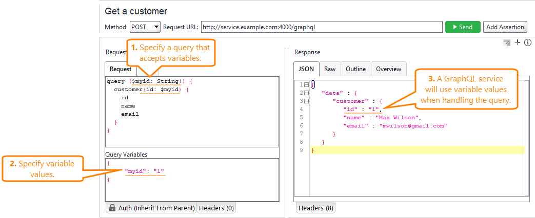 Testing GraphQL in ReadyAPI: Specifying Query Variables