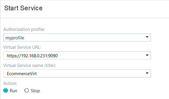 Virtual Service Runner test step editor Virtual Service Runner test step editor