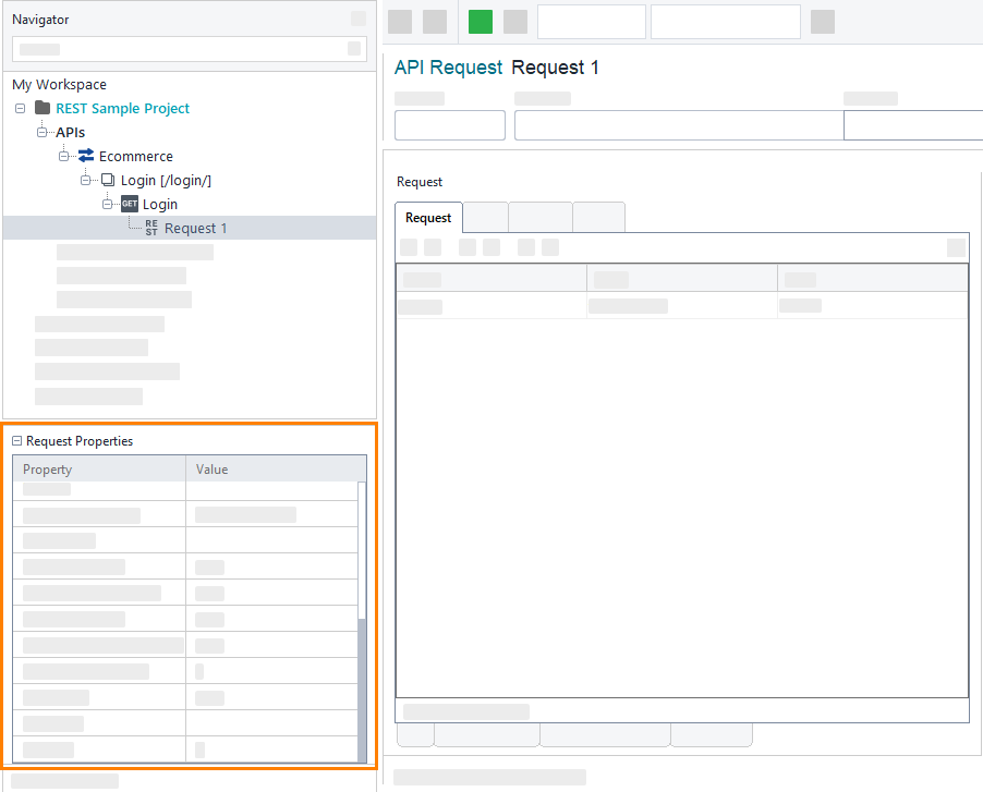 REST testing in ReadyAPI Test: REST Request properties