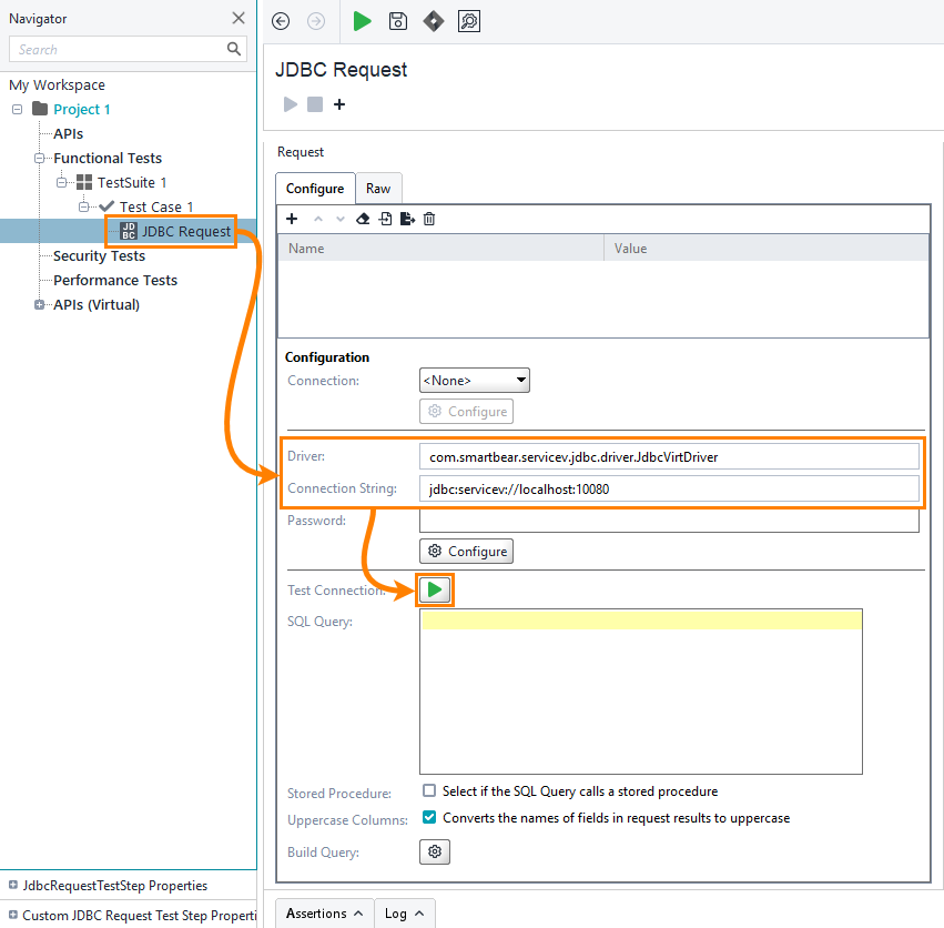 JDBC service virtualization and database testing: Test JDBC connection JDBC service virtualization and database testing: Test JDBC connection